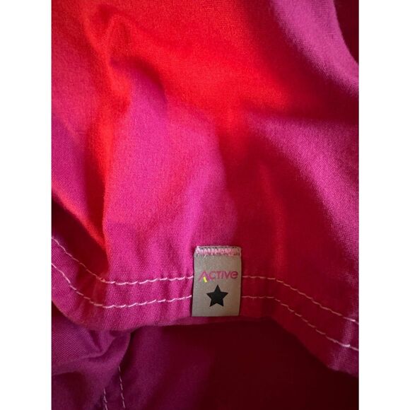 ScubStar Womens Active Pink Size XL Uniform Top Short Sleeve Work medical scrubs - Picture 4 of 6